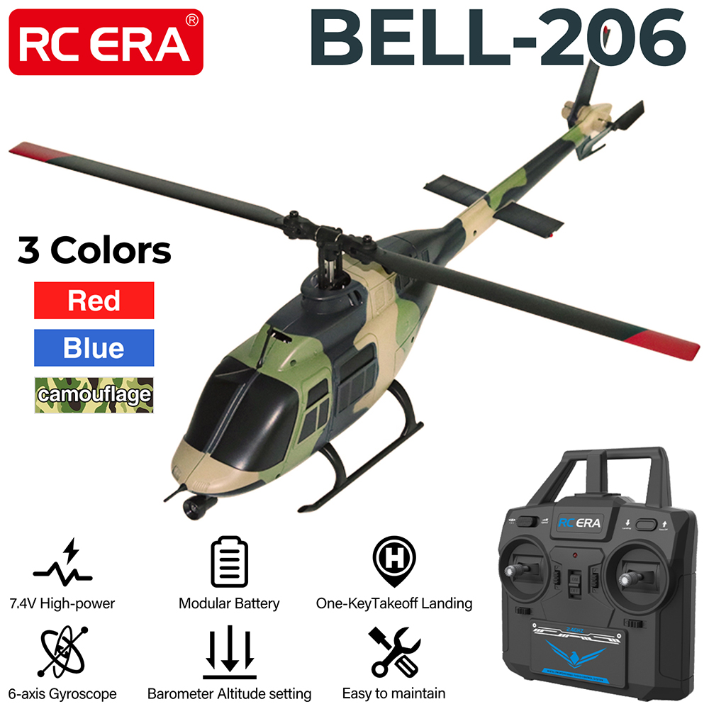 Rc Helicopter Large - RC ERA RC Hubschrauber 1:33 Bell-206