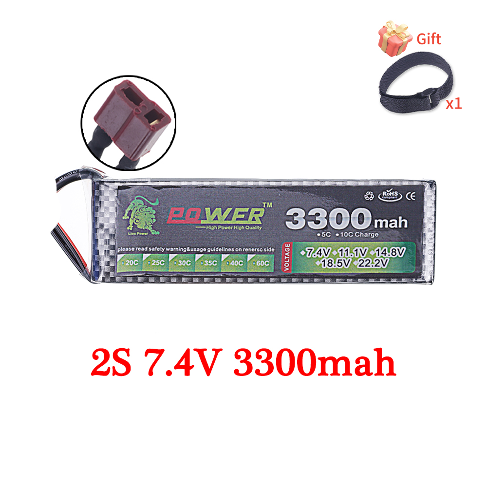 60C Lipo Batterie 3300mAh 7,4V – Rc Helicopter Parts Bewertung und Preis