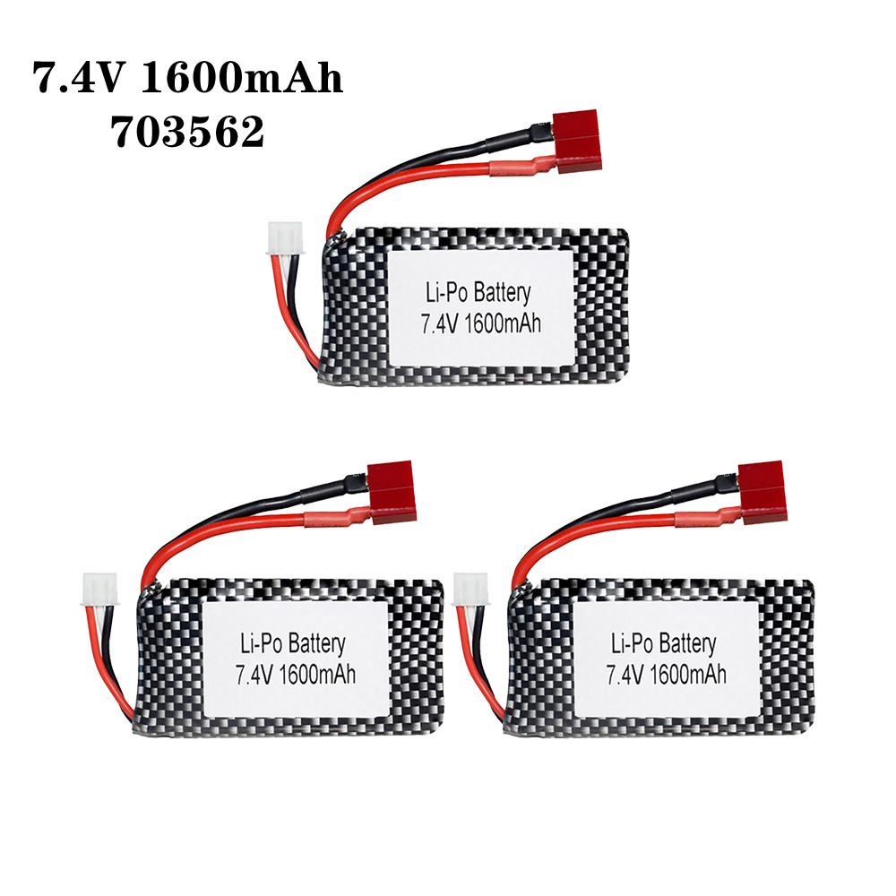 1/2/3 stücke/Lot 7,4 v 1600mah – Rc Helicopter Parts Bewertung und Preis